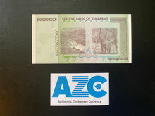 Load image into Gallery viewer, Authentic 50 Trillion Zimbabwe Banknote - uncirculated AA 2008 P-90
