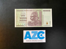 Load image into Gallery viewer, Authentic 50 Trillion Zimbabwe Banknote - uncirculated AA 2008 P-90
